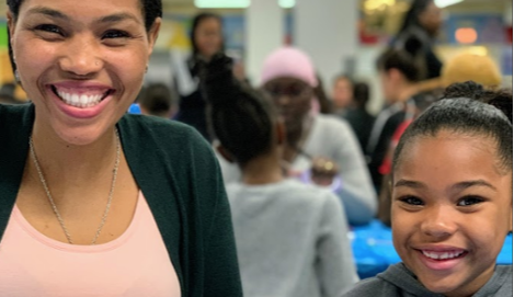 Parent and Child Smiling