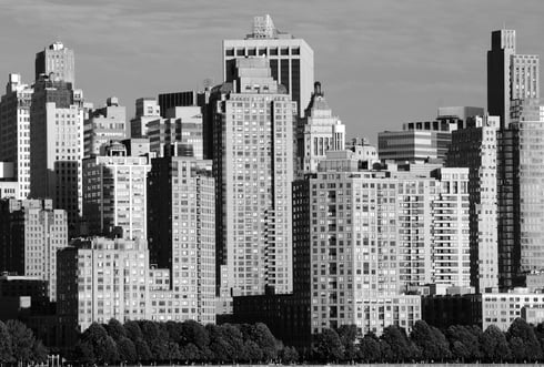 Lower Manhattan Financial District high rises